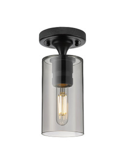 Downtown Urban One Light Flush Mount in Matte Black (405|434-1F-BK-G434-7SM)