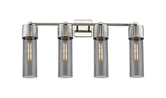 Downtown Urban Four Light Bath Vanity in Polished Nickel (405|428-4W-PN-G428-12SM)