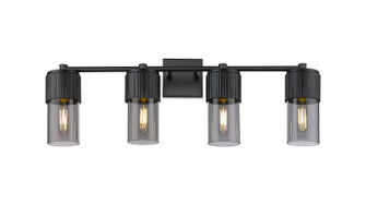 Downtown Urban Four Light Bath Vanity in Matte Black (405|428-4W-BK-G428-7SM)