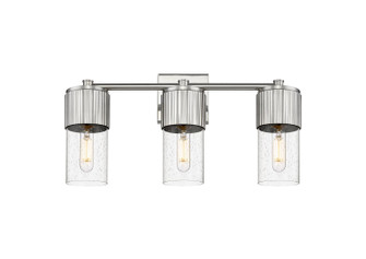 Downtown Urban Three Light Bath Vanity in Satin Nickel (405|428-3W-SN-G428-7SDY)