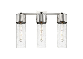 Downtown Urban Three Light Bath Vanity in Polished Nickel (405|428-3W-PN-G428-12SDY)