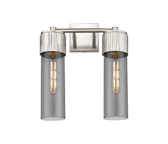 Downtown Urban Two Light Bath Vanity in Satin Nickel (405|428-2W-SN-G428-12SM)