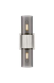 Downtown Urban Two Light Bath Vanity in Satin Nickel (405|428-2WL-SN-G428-7SM)