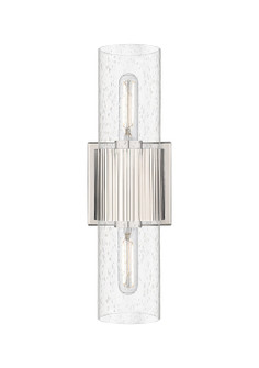 Downtown Urban Two Light Bath Vanity in Polished Nickel (405|428-2WL-PN-G428-7SDY)