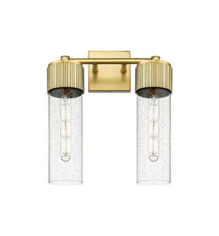 Downtown Urban LED Bath Vanity in Brushed Brass (405|428-2W-BB-G428-12SDY)