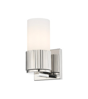 Downtown Urban LED Wall Sconce in Polished Nickel (405|428-1W-PN-G428-7WH)