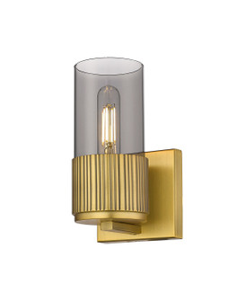 Downtown Urban LED Wall Sconce in Brushed Brass (405|428-1W-BB-G428-7SM)