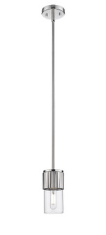 Downtown Urban LED Pendant in Polished Nickel (405|428-1S-PN-G428-7CL)