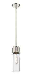 Downtown Urban LED Pendant in Polished Nickel (405|428-1S-PN-G428-12CL)
