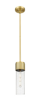 Downtown Urban LED Pendant in Brushed Brass (405|428-1S-BB-G428-12SDY)