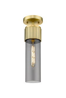 Downtown Urban LED Flush Mount in Brushed Brass (405|428-1F-BB-G428-12SM)