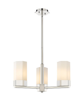 Downtown Urban LED Pendant in Polished Nickel (405|427-3CR-PN-G427-9WH)