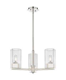 Downtown Urban LED Pendant in Polished Nickel (405|427-3CR-PN-G427-9CL)