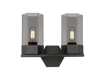 Downtown Urban LED Bath Vanity in Matte Black (405|427-2W-BK-G427-9SM)