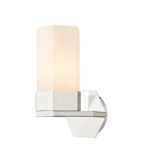 Downtown Urban LED Wall Sconce in Polished Nickel (405|427-1W-PN-G427-9WH)