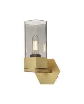 Downtown Urban LED Wall Sconce in Brushed Brass (405|427-1W-BB-G427-9SM)