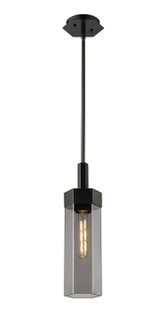 Downtown Urban LED Pendant in Matte Black (405|427-1S-BK-G427-14SM)