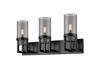 Downtown Urban LED Bath Vanity in Matte Black (405|426-3W-BK-G426-8SM)