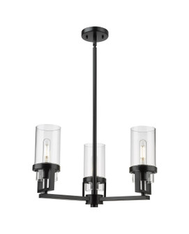 Downtown Urban LED Pendant in Matte Black (405|426-3CR-BK-G426-8CL)