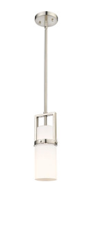 Downtown Urban LED Pendant in Polished Nickel (405|426-1S-PN-G426-8WH)