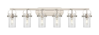 Downtown Urban LED Bath Vanity in Satin Nickel (405|423-6W-SN-G423-7CL)