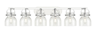 Downtown Urban Six Light Bath Vanity in Polished Chrome (405|423-6W-PC-G412-6CL)