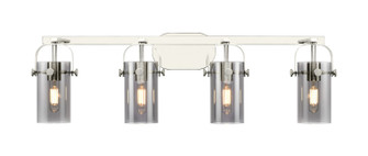 Downtown Urban Four Light Bath Vanity in Polished Nickel (405|423-4W-PN-G423-7SM)