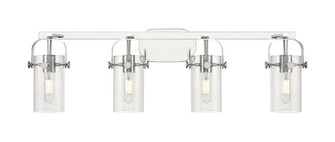 Downtown Urban Four Light Bath Vanity in Polished Chrome (405|423-4W-PC-G423-7SDY)