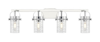 Downtown Urban Four Light Bath Vanity in Polished Chrome (405|423-4W-PC-G423-7DE)