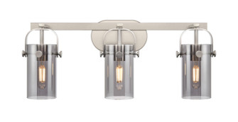 Downtown Urban Three Light Bath Vanity in Satin Nickel (405|423-3W-SN-G423-7SM)