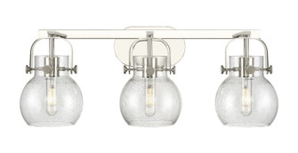 Downtown Urban Three Light Bath Vanity in Polished Nickel (405|423-3W-PN-G410-6SDY)