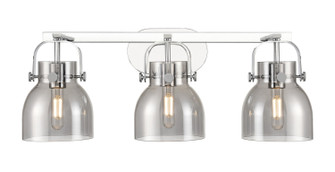 Downtown Urban Three Light Bath Vanity in Polished Chrome (405|423-3W-PC-G412-6SM)