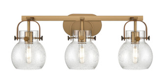 Downtown Urban Three Light Bath Vanity in Brushed Brass (405|423-3W-BB-G410-6SDY)