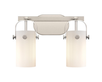 Pilaster LED Bath Vanity in Brushed Satin Nickel (405|423-2W-SN-G423-7WH)