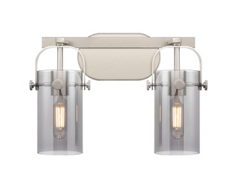 Downtown Urban Two Light Bath Vanity in Satin Nickel (405|423-2W-SN-G423-7SM)