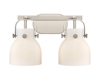 Downtown Urban Two Light Bath Vanity in Satin Nickel (405|423-2W-SN-G412-6WH)