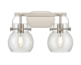 Downtown Urban Two Light Bath Vanity in Satin Nickel (405|423-2W-SN-G410-6CL)