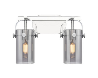 Downtown Urban Two Light Bath Vanity in Polished Chrome (405|423-2W-PC-G423-7SM)