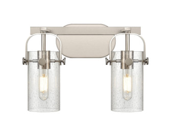 Downtown Urban Two Light Bath Vanity in Polished Chrome (405|423-2W-PC-G423-7CL)
