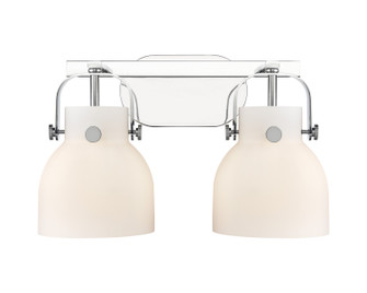 Downtown Urban Two Light Bath Vanity in Polished Chrome (405|423-2W-PC-G412-6WH)