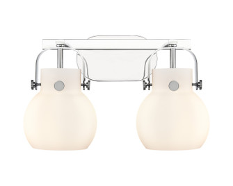 Downtown Urban Two Light Bath Vanity in Polished Chrome (405|423-2W-PC-G410-6WH)