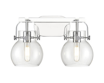 Downtown Urban Two Light Bath Vanity in Polished Chrome (405|423-2W-PC-G410-6CL)