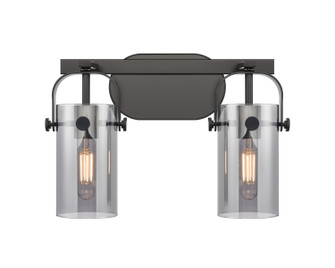 Downtown Urban Two Light Bath Vanity in Matte Black (405|423-2W-BK-G423-7SM)