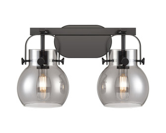 Downtown Urban Two Light Bath Vanity in Matte Black (405|423-2W-BK-G410-6SM)