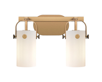 Pilaster LED Bath Vanity in Brushed Brass (405|423-2W-BB-G423-7WH)