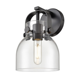 Downtown Urban LED Wall Sconce in Matte Black (405|423-1W-BK-G412-6CL)