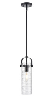 Downtown Urban One Light Pendant in Matte Black (405|423-1S-BK-G423-12DE)