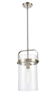 Downtown Urban One Light Mini Pendant in Satin Nickel (405|413-1SM-SN-G413-1S-8CL)