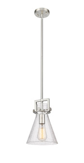 Downtown Urban One Light Pendant in Satin Nickel (405|411-1SS-SN-G411-8SDY)