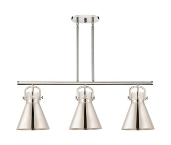 Downtown Urban Three Light Island Pendant in Polished Nickel (405|410-3I-PN-M411-10PN)